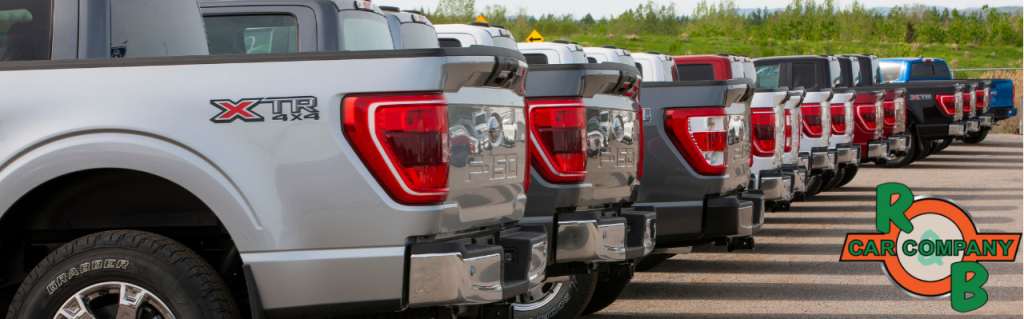 Pickup trucks at R&B Car Company Warsaw