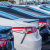 R&B Car Company Warsaw dealership lot featuring a variety of used cars, trucks, and SUVs.