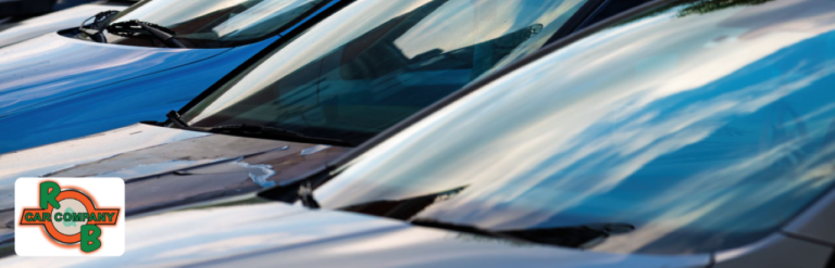 used cars at R&B Car Company Warsaw’s well-organized car lot in Warsaw, Indiana.