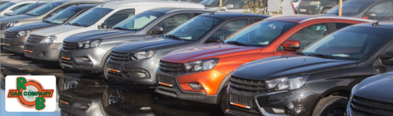 Used SUV under $10,000 parked at R&B Car Company Warsaw dealership lot in Indiana.